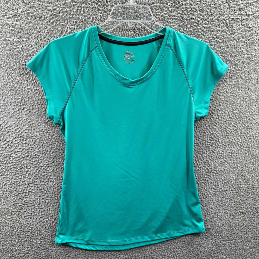 Womens Athleisure V Neck Tee XL Performance Running Workout Gym Fitness Training